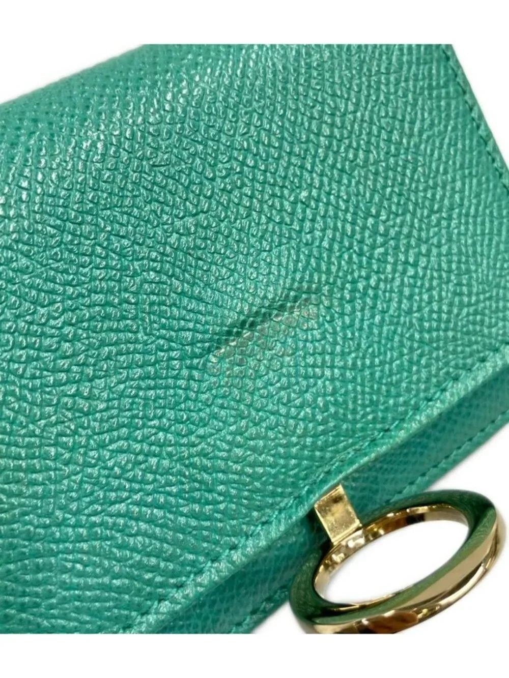 Bvlgari Trifold Wallet Green